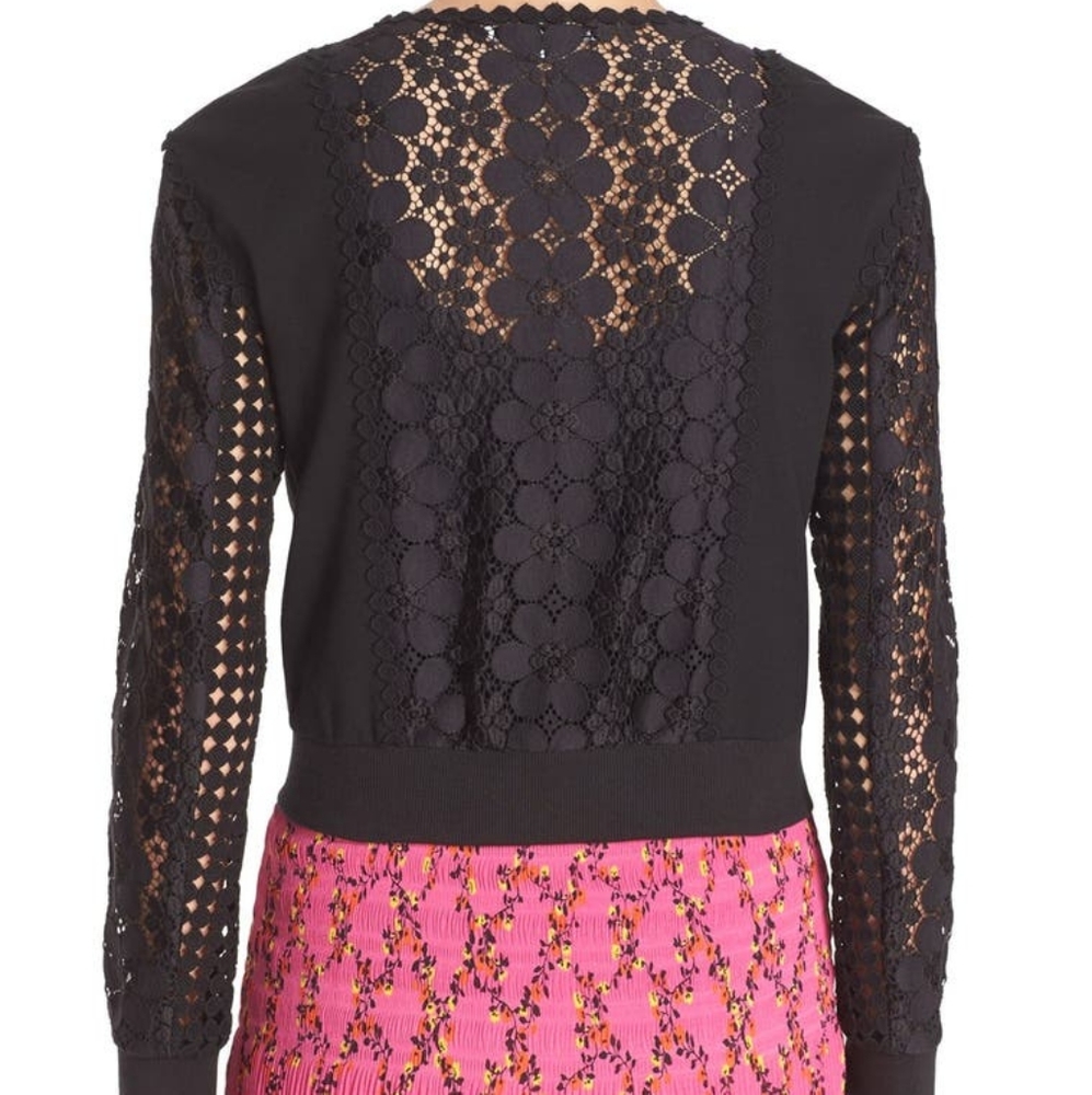 Diane Von Furstenberg Jesica Floral Lace Jacket - Picture 2 of 15